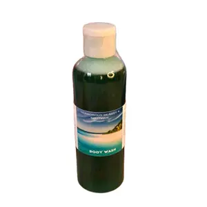 Island Escape Foaming All Natural Body Wash. Handmade Moisturizing Shower Gel. luxurious