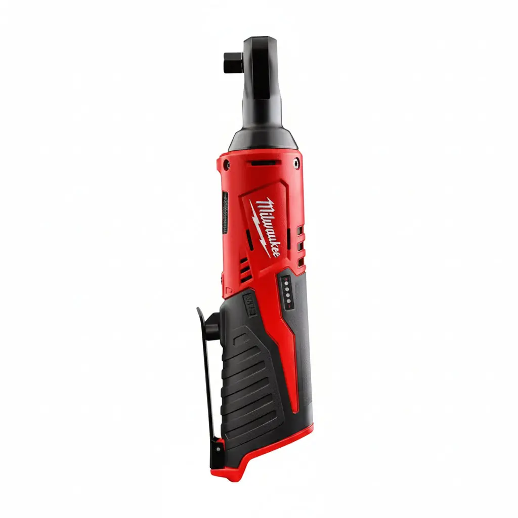 Milwaukee M12™ 3/8" Ratchet (2457-20), Ratchet Only, 35 ft-lb Torque, Steel Housing, Ideal for Auto Repairs