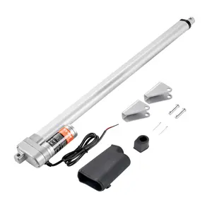【fathersdaygift】VEVOR Linear Actuator 12V,20 Inch Waterproof IP65 Linear Actuator660lbs/3000N 0.19"/s Linear Motion Actuator with Mounting Bracket for Outdoor Use