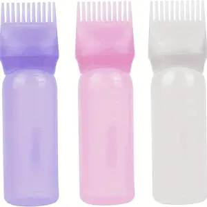 Root Comb Styling Applicator Shampoo Bottle Durable Hair Tools Professional For Home Salon Barber Use
