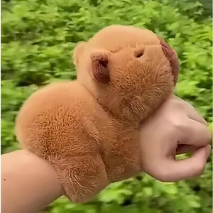 Adorable Plush Capybara Doll, Super Soft Polyester Fiber Fill, Cute Capybara Plush Toy, Ideal Kids' Gift, Collectible Item, Birthday Present