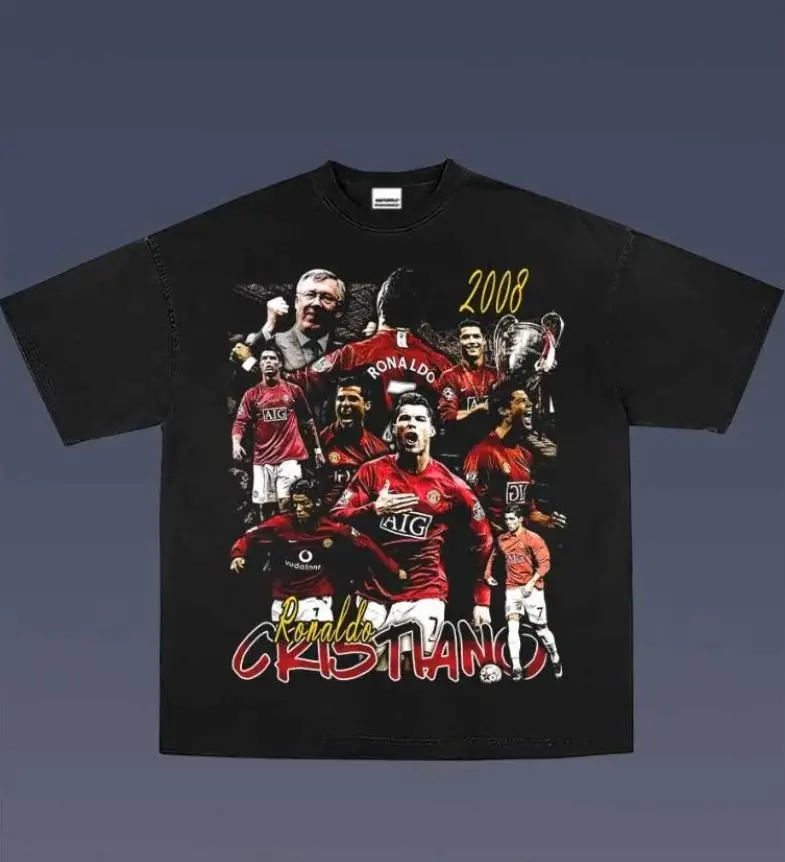 RONALDO TEE 7 t-shirt, Graphic tee, Soccer Fan T-shirts, Sports Lover T-shirts, Cotton Sports Fan Gifts for Men and Women 4
