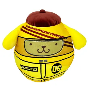 Squishmallows Sanrio 8" Pompompurin Tokyo Racer Plush Toy