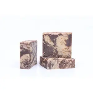 Coffee and Fresh Cream Soap - Exfoliating Coffee Scrub Soap Bar