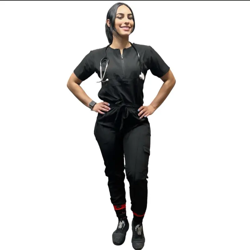 (Solo el Pantalon) Nyah Scrub Jogger Pants – Lightweight Stretch, 5 Pocket Medical Pants | Top Sold Separately