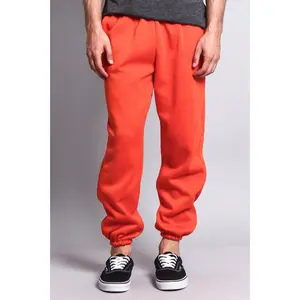 Basic Solid Color Fleece Sweatpants