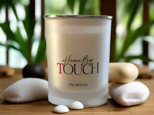 Home By Touch The Retreat Candle Nature Inspired Luxury Soy Wax Long Lasting Clean Burn for Holiday Decor Cozy Nights Winter Ambiance Year Round Freshness