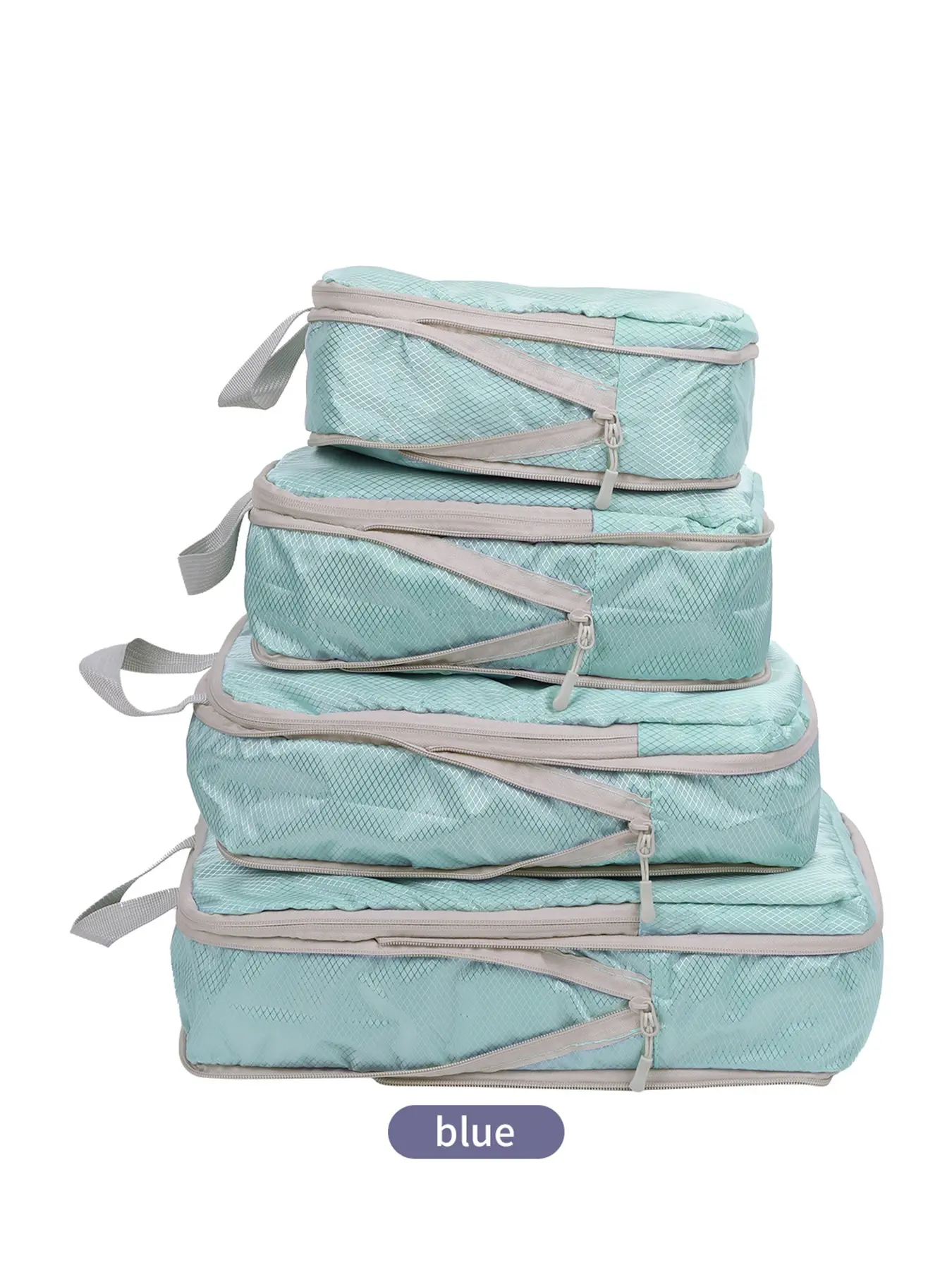 Portable Travel Compression Storage Bag Set of 4, Clothing Organizer Bags, Packing Organizers, Travel Packing Cube, Travel Storage Pouches