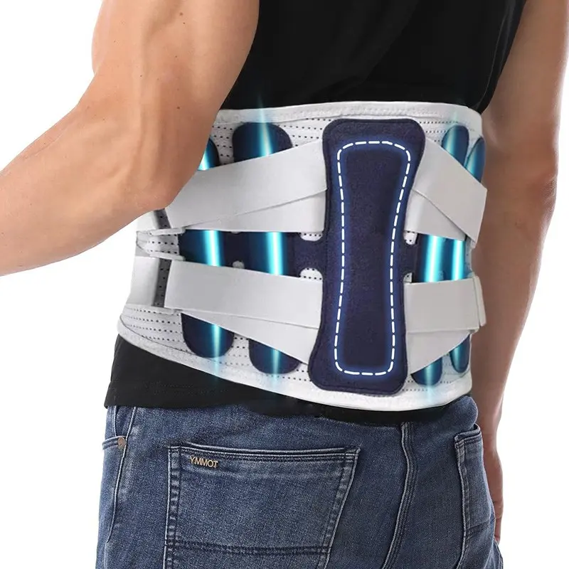 Back Brace for Lower Back - Lumbar Support with Bionic Support System, Adjustable Pain Relief Belt for Men Women, Posture Correction Adjustable Posture Trainer for Workout, Daily Use, Breathable Lumbar Brace, Posture Tool, Adjustable Back Straightener