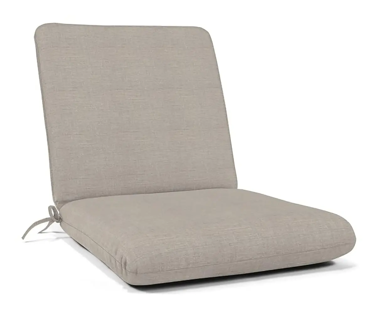 Sunbrella 22 x 44 x 3.5 Inch Patio Cushion for Outdoor Deep Seating Spill Proof Durable All Seasons Replacement Cushion Made in USA Seat Deep Seating Cushion