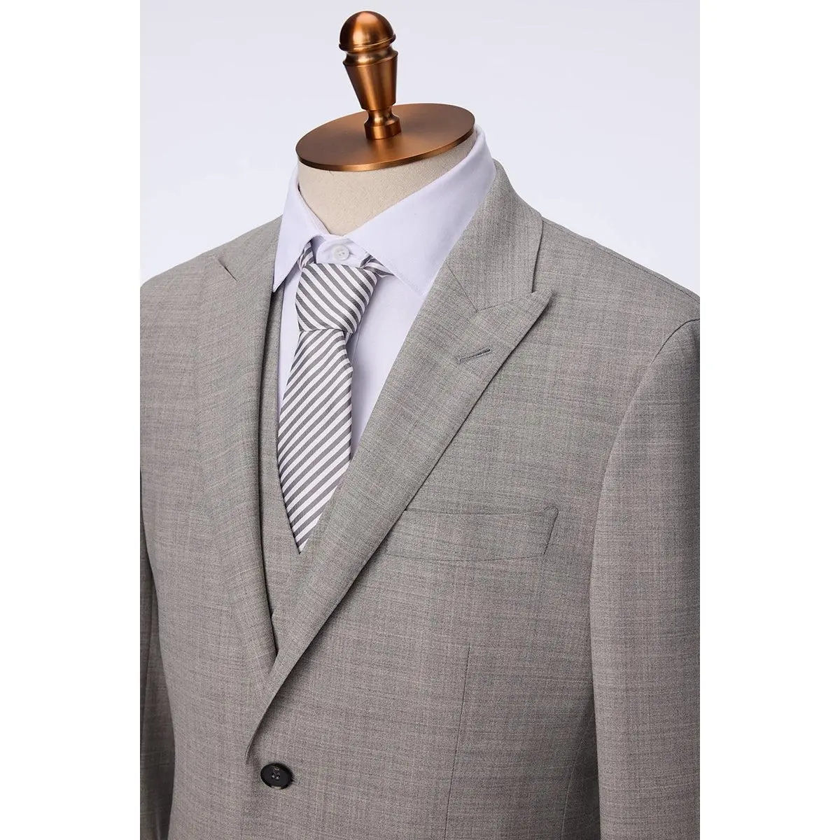 The Ashwood Bespoke Three-Piece Suit | Grey Suit