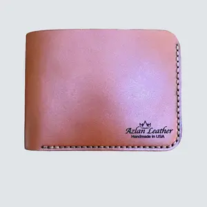 Standard Bifold Personalized Engraved Full Grain Leather Wallet