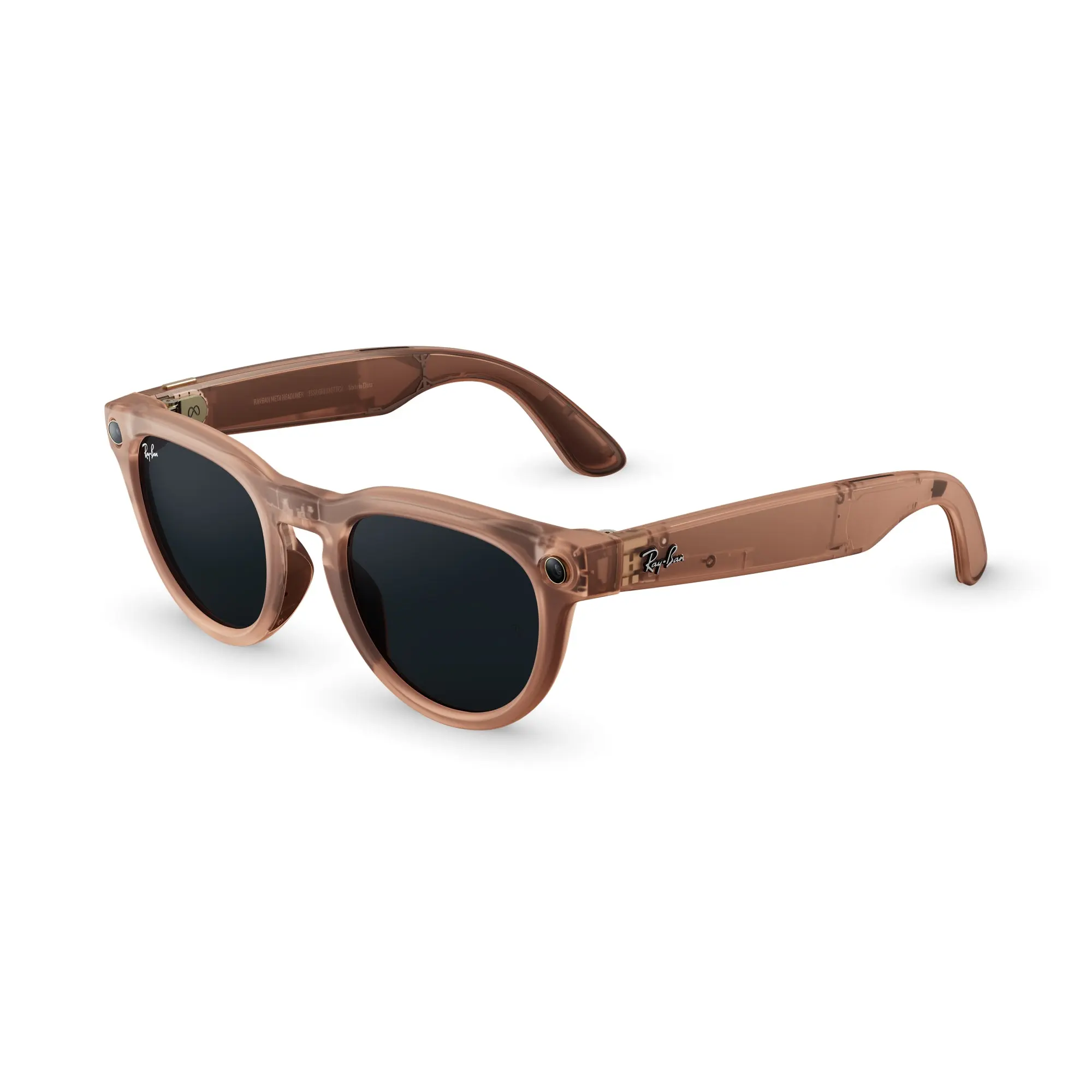 Ray-Ban Meta Headliner (Gen 2) Matte Transparent Peach Transitions® Grey Lenses Ray-Ban Meta Headliner (Gen 2) Matte Transparent Peach Transitions® Grey Lenses