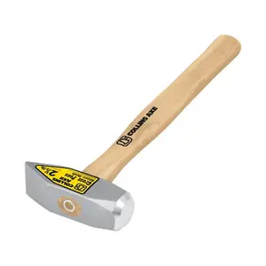 212 MAIN Collins CRP-2.5H-C32437 Blacksmith Hammer, 2.5lb, Steel Head, Hickory Grip Handle