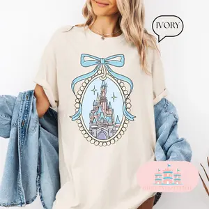 Comfort Color® Castle Shirt, Princess Sketch, magical shirt, Vintage castle shirt, Vacation, Gift for family