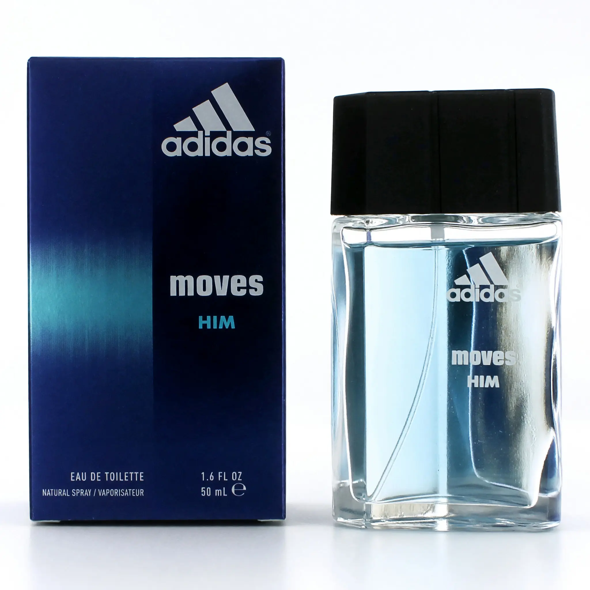 Adidas Moves by Adidas, 1.6 oz EDT Spray for Men, Perfume, Cologne, Men's Cologne, Masculine, Daytime Wear, Spray On Skin, Spicy Jasmin, Daily Wear Perfumes, Jasmine, Spray Men's Fragrance