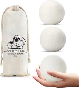 Dryer Balls Laundry   Balls for Dryer    Zealand   Fabric Softener Reduce Clothing Wrinkles Drying Clothes Faster  3 Pack XL