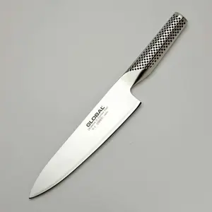 Global G-2, 8 inches Vegetable Knife - Versatile Design for Various Cooking Techniques  Salad & Vegetable cutter Steel Sharp Blade