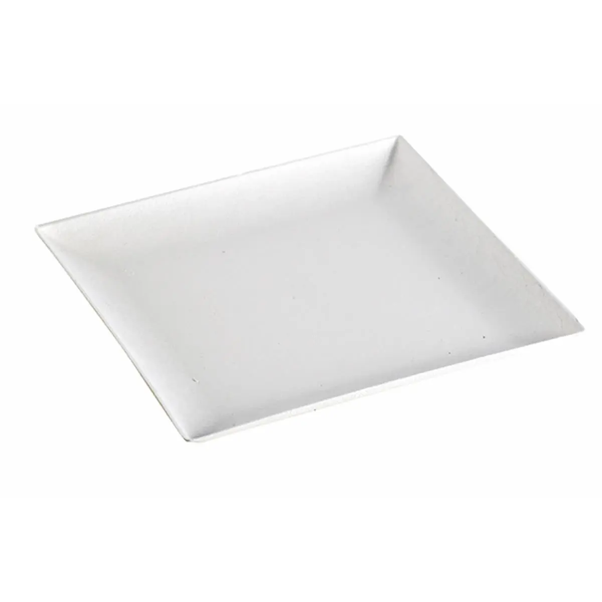 PacknWood 210BCHIC180 Eco-Friendly Degradable Disposable Sugarcane Plates (7.08x7.08 in), 100 Pcs, Ideal for Weddings, Suitable for Hot/Cold Food, Festive & Party Home Supplies
