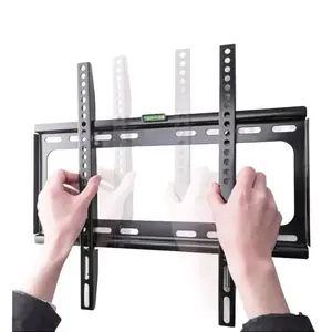Full Motion TV Monitor Wall Mount Bracket with Articulating Arms Swivel Tilt Rotation for 32-70 Inch LED LCD Flat Curved Screens Supports up to 33lbs