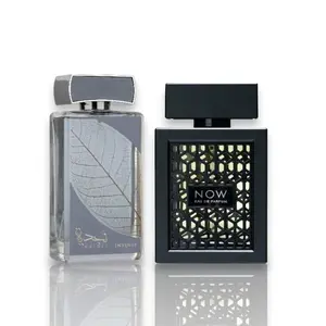 Lattafa | Najdia Intense + Rave Now Black | Eau De Parfum | 2 - Piece Multi Pack Fragrance Set by Lattafa | 100 ML | 3.4 oz
