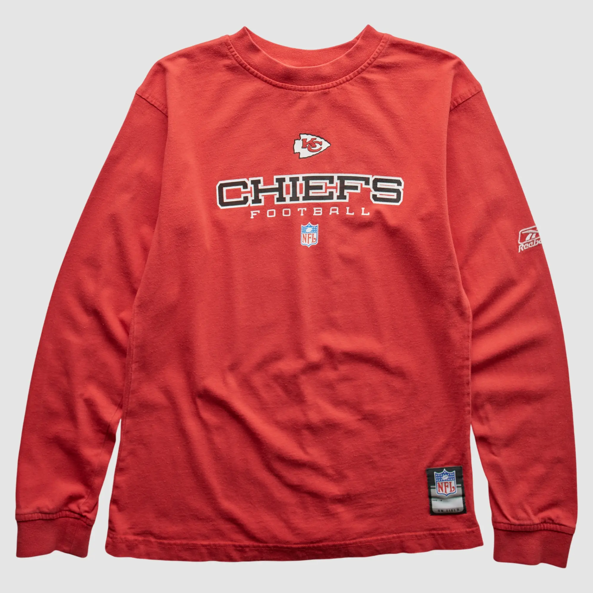 Kansas City Chiefs Reebok 2000s Pullover Sweatshirt - Red - XS