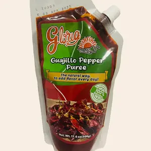 Gloria Chile Guajillo Purée - 17.6 oz Premium authentic Mexican pepper used as the base for Pozole, Menudo, Tamale meat and the marinade for guisados (pork is the best) It's deep smoky & rich flavor highlights your sauce just add your own level of spices.