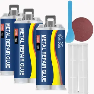 Enhanced Casting Glue, Metal Repair Glue, Casting Repair Glue, High Temperature Resistant Liquid Metal Welding Filler for Metal Casting  Defect, AB Glue New Semi, Long Lasting Bond, Strong Adhesion
