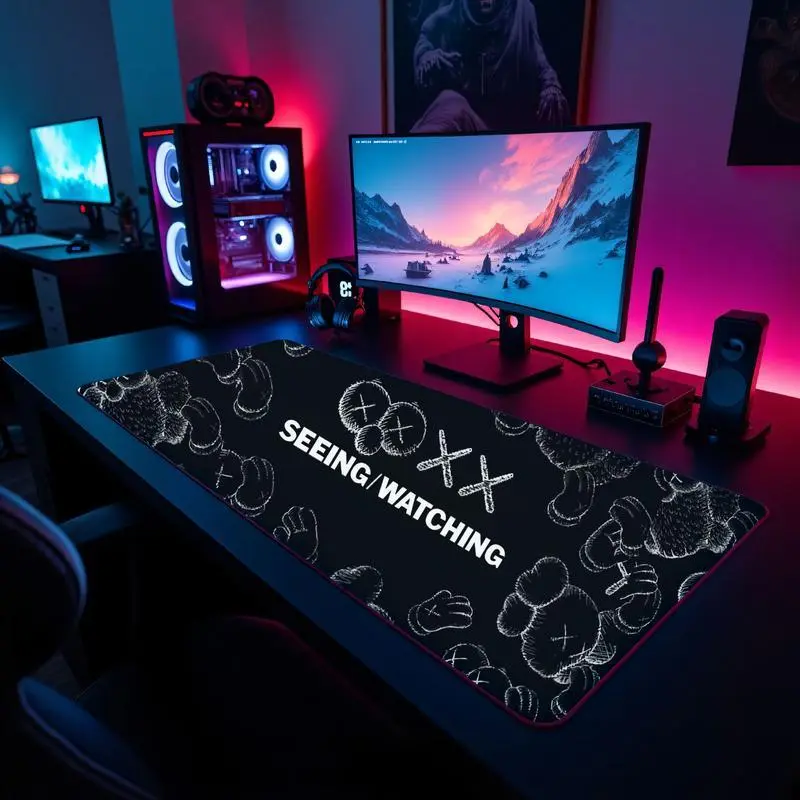 Hypebeast Extra Large Gaming Desk Mat Rectangle Mouse Pad Non-Slip Base Ideal for Home Office & Boys' Room Gift desk mouse