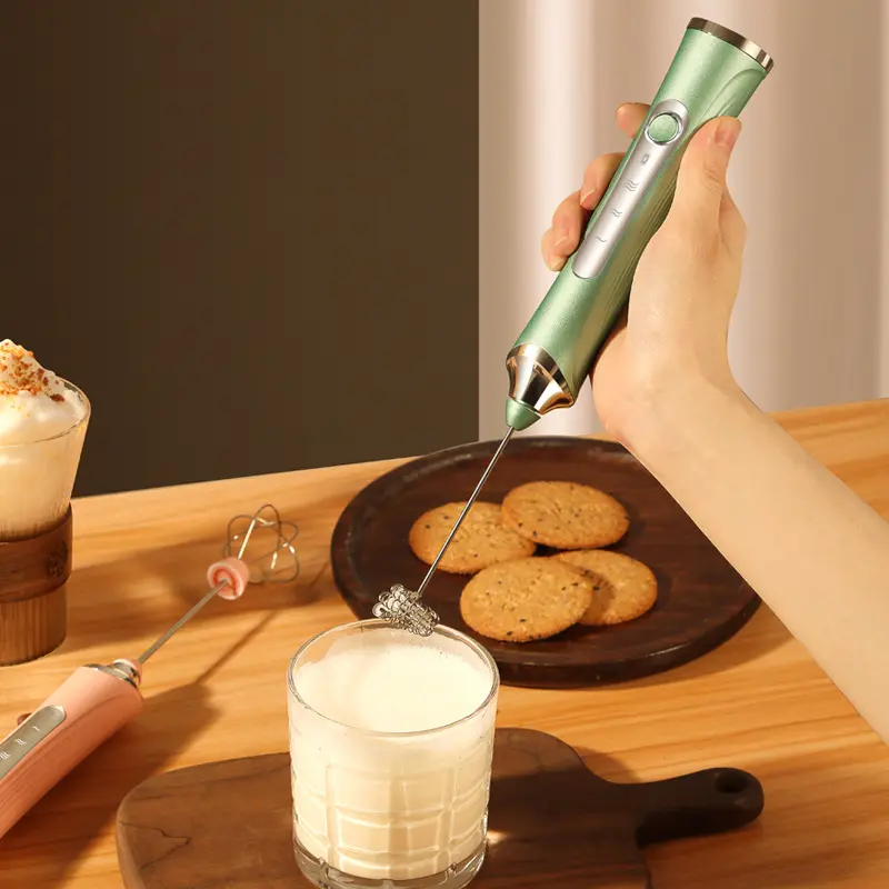 Handheld Cordless Electric Egg Whisk, 200W Mini USB Rechargeable 12-Wire Mixer, Compact Form for Cake Baking Cream Whipping, Dorm & Home Kitchen Tool for Beginners