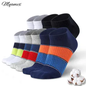 5 Pairs Bamboo Fiber Ankle Socks - Odor Resistant, Breathable & Comfort Fit, Elastic Cuff for Secure Hold, Machine Washable, Solid Black, Perfect for Casual Wear Menswear Man Bowling Stylish Activewear