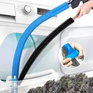 2-Piece 3rd Generation Dryer Vent Cleaning Kit, Compatible with Most Vacuum Cleaners, Lint Brush and Hose Attachment for Quick Lint Removal