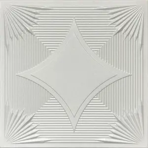 R14 Glue Up Styrofoam 20x20 Ceiling Tile (Pack of 8)
