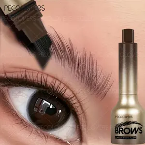 1PC Natural Wild Eyebrow Pencil,Long-Lasting,Waterproof,Press-type Eyebrow Pencil,Easy to Apply, Suitable for Beginners