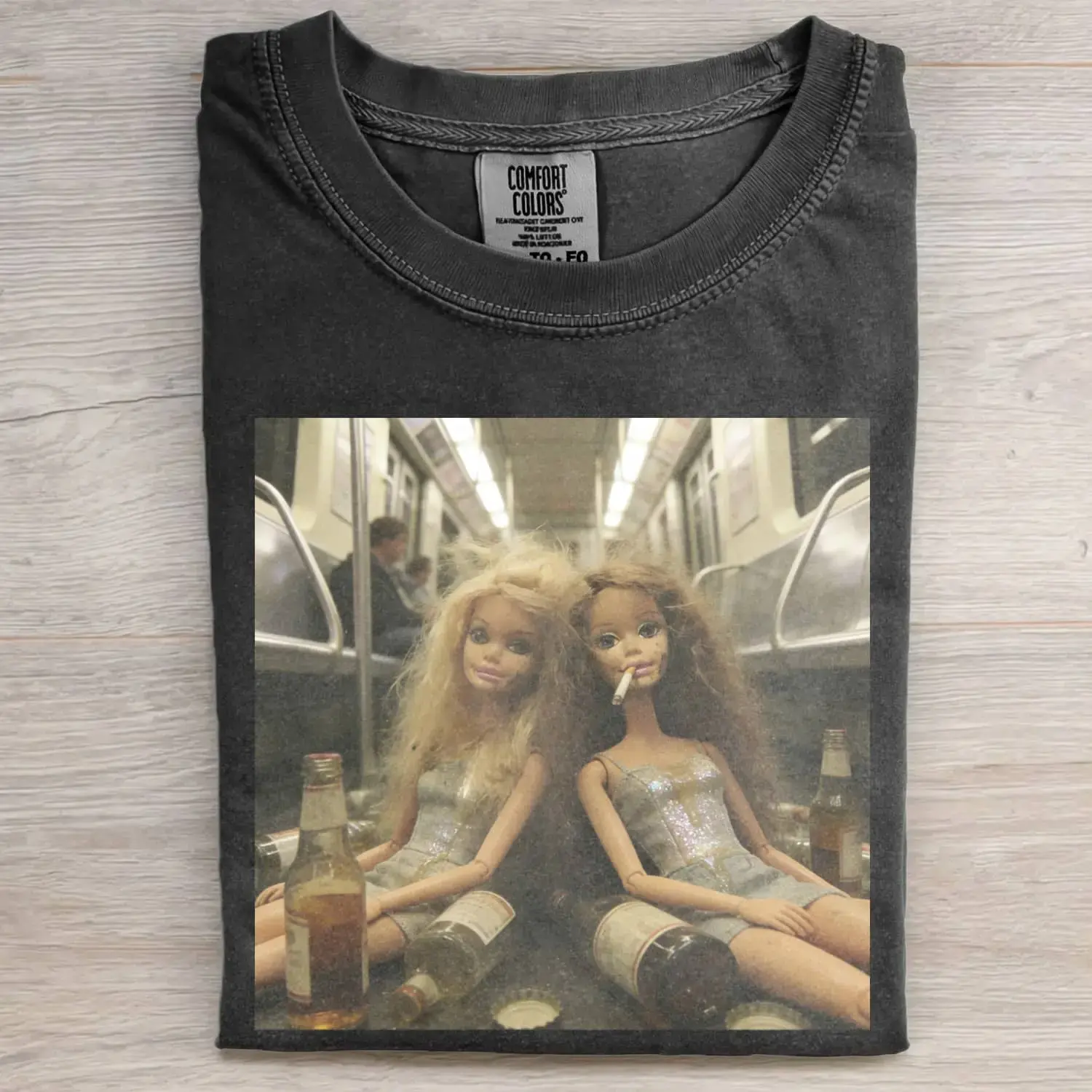 Barbie's Funny Meme Comfort color Crew Neck T-Shirt