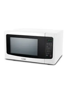 Commercial Chef 1.6 Cu. Ft. Countertop Microwave Oven, Touch Controls with Digital LED Display, 1100W, 13.6” Turntable Plate, Push Button Door, 10 Power Levels, CHM16MW6, White