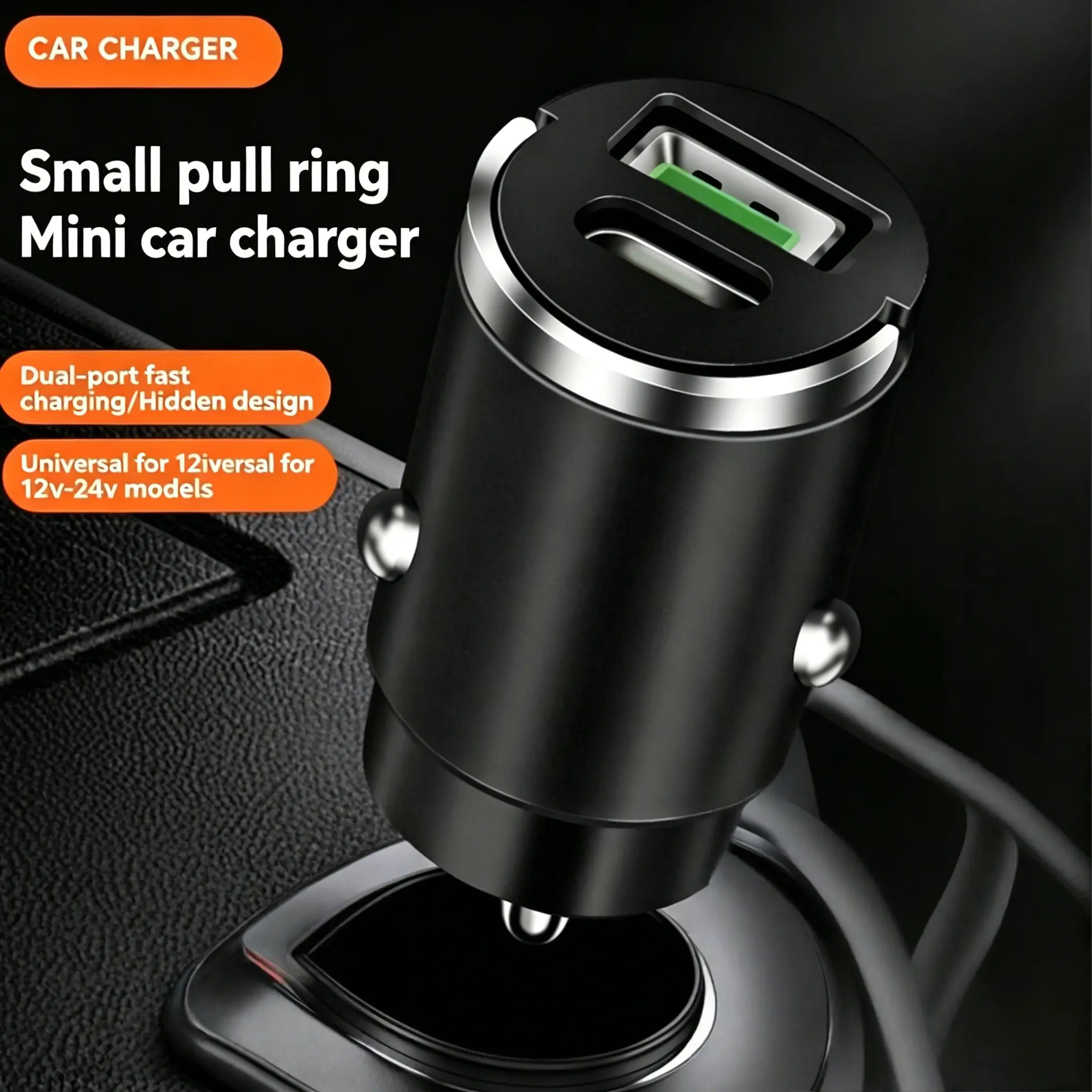 100W Type-C Quick Charging Adapter with Intelligent Current Recognition for Laptops & Smartphones Compact & Durable Metal Design for Reliable High-Speed Charging