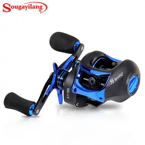 Sougayilang Carbon Fiber Baitcasting Reel - 8.1:1 Gear Ratio, Magnetic Brake System, Smooth, Ideal for Beginners