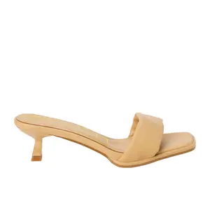 BEACH by Matisse Womens Blondie Kitten  Casual Sandals Casual Low Heel 1-2" - Beige
