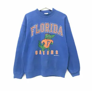 [Sale Up To 30%] + [Free Ship] Vintage 90s Florida Football Sweatshirt, University Football Sweatshirt, Florida Fan Tee Long Sleeve Menswear Sweaters Casual