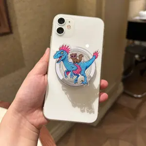 Cute Dino & Princess Donut MagSafe Phone Grip –  Magnetic Pop Socket & Kickstand – Kawaii iPhone Accessory