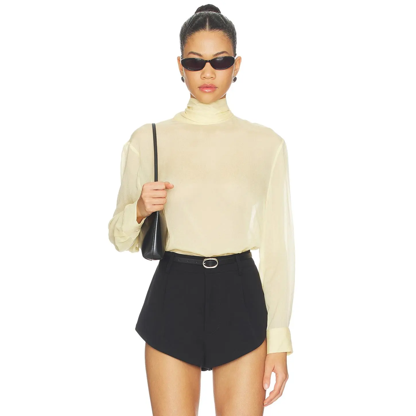 Rue Sophie Celine Blouse in Pale Yellow