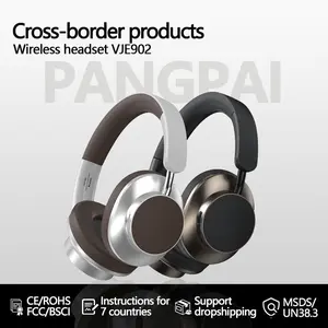 Retro Metal Over-Ear Wireless Headphones ✨ | Bluetooth 5.4, 12H Playtime, 3 Modes (Wireless/Aux/TF Card), 40mm Driver for HIFI Sound, Soft Protein Earpads, Vintage Metal Design, Ideal for Commute, Gaming & Music.