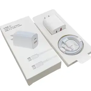 20W USB C Fast Charger Block with Type C Fast Charging Cable