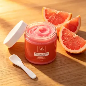 BLANQUEACUL0S AZUCAR GLOW Sugar Scrub 100g, Exfoliating & Brightening Formula, Hydrating Facial Cleanser to Refine Skin Texture