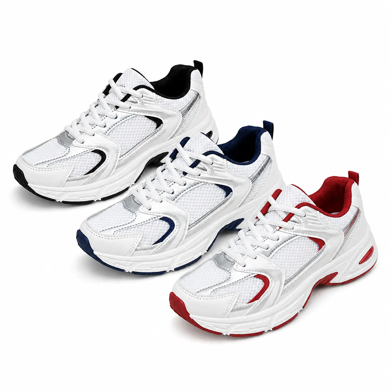 Women’s Chunky Running Sneakers Breathable Mesh Athletic Walking Shoes Casual Sport Trainers