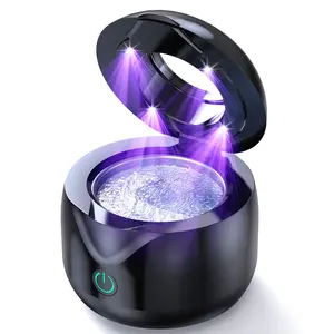 Ultrasonic Retainer Cleaner with UV Light - 2 Modes, 200ml, Quiet Operation Cleaning Equipment