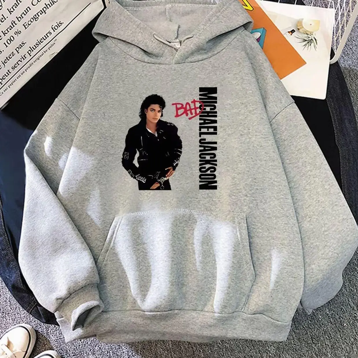 Michael Jackson Graphic Hoodies Long-sleeved Fashion Sweatshirts for Boys,girls Unisex Graphic Printing Moletom New Pullovers