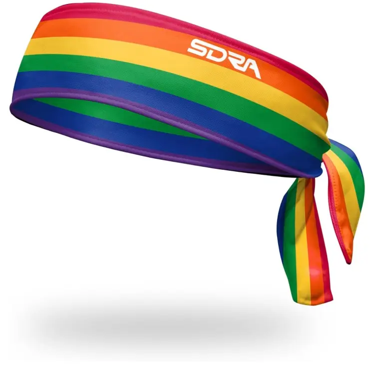 Rainbow Headbands for Costume, Workout, Sports, Pride Parade