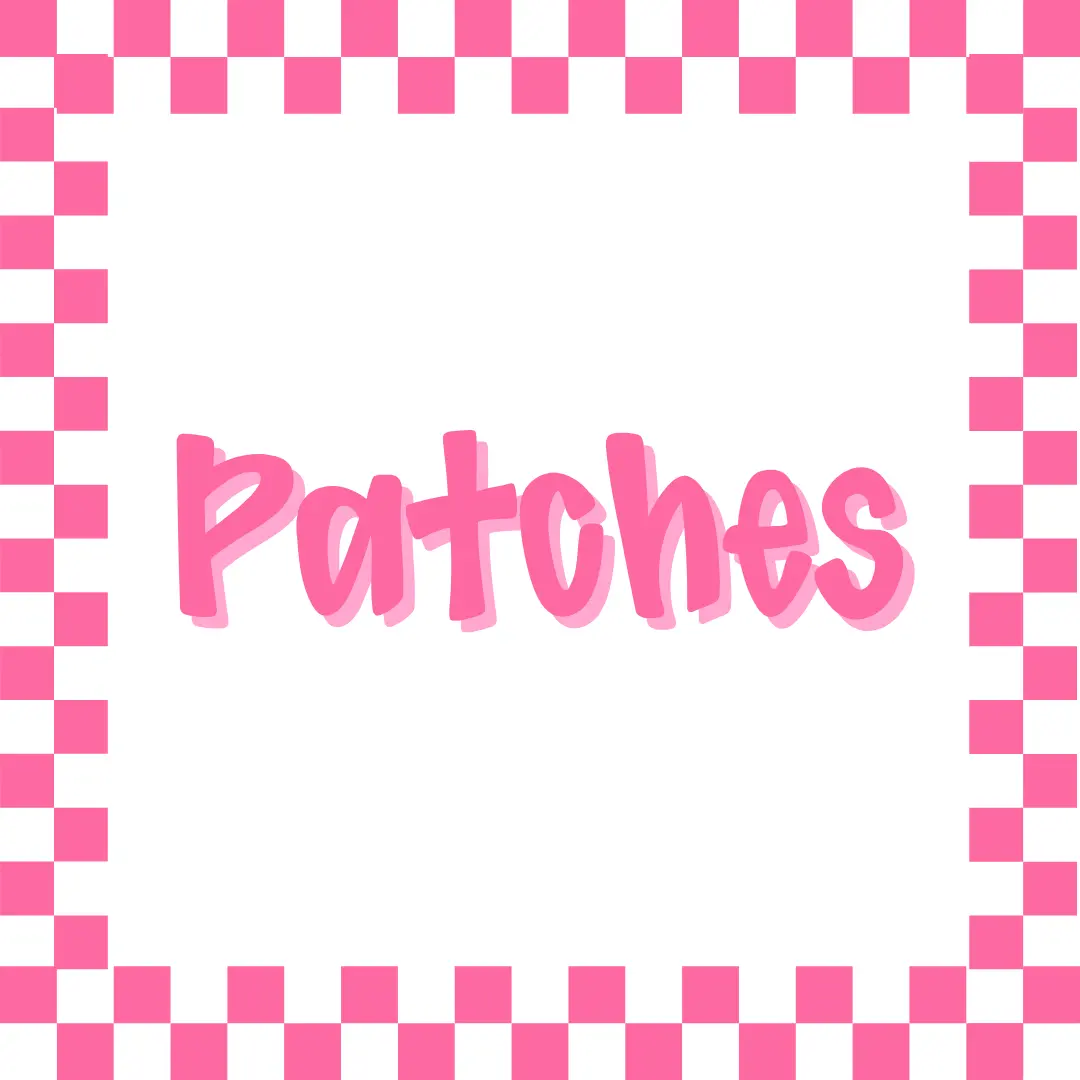 Chenille and Sequin Patches - Heat Press Patches